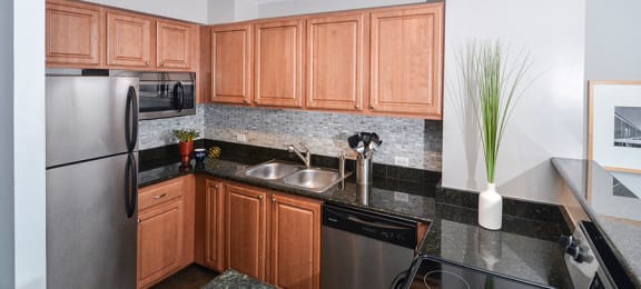 stainless steel appliances | The Montrose Apartments in Chicago, IL