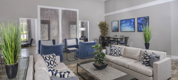 Clubhouse Lounge at The Residences at Springfield Station, Virginia, 22150