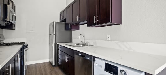 Brody Terrace Apartments Kitchen with Updated Appliances and Washer