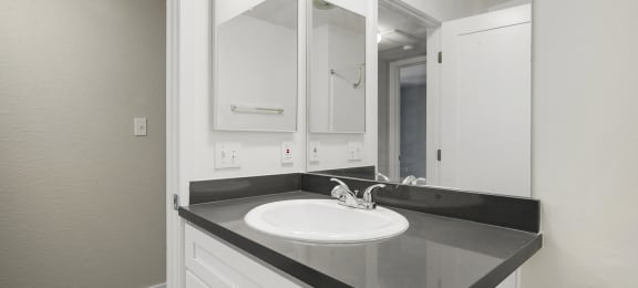 Upgraded Bathroom Brody Terrace Apartments