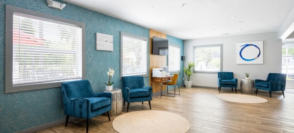 our waiting room is spacious and bright with plenty of seating and a flat screen tv