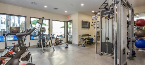 Free weight equipment  at Ascent North Scottsdale, Phoenix, 85054