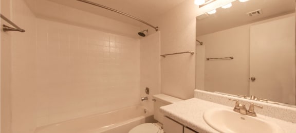 Bathroom at Mission Palms Apartments in Tucson, AZ