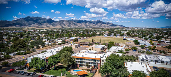 Community Aerial View at Sky Island Apartments in Sierra Vista Arizona