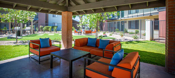 Gazebo and Lounge Area at Sky Island Apartments in Sierra Vista Arizona