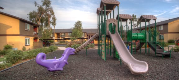 Playground at Raintree Apartments, Highland, CA 92346
