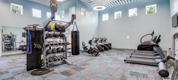 Full size fitness center