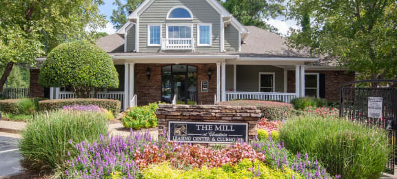 Clubhouse Exterior at The Mill at Chastain, Kennesaw, GA