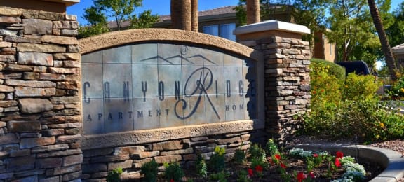 Welcoming Property Signage at Canyon Ridge Apartments, Surprise, AZ