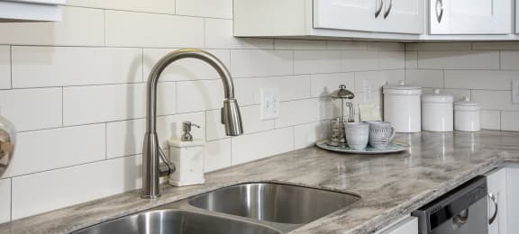 Kitchen Sink with Granite Counter Top