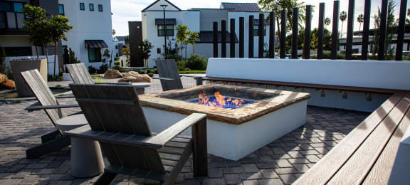 Outdoor Amenity Space, fire pit
