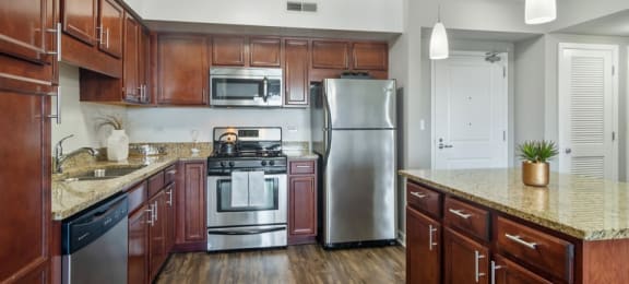 Fully Equipped Kitchen at Arrive Town Center, Vernon Hills, IL