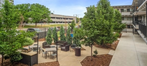 Community patio area for our residents to enjoy