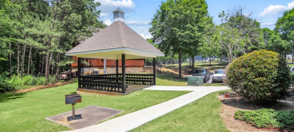 the gazebo at the whispering winds apartments in pearland, tx