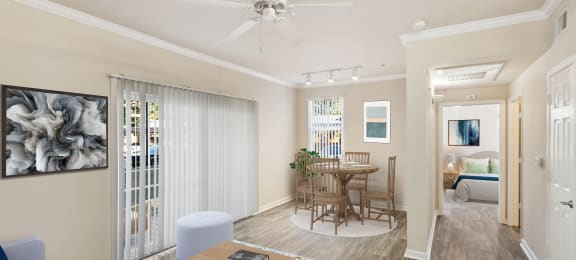 Living space at Waterstone Apartments