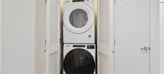 a washing machine and a dryer
