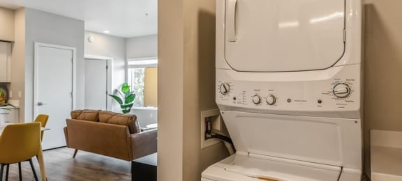 Washer and Dryer at Parq Crossing Apartments