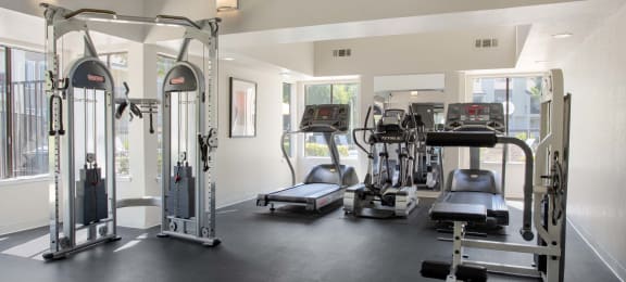State of the Art Gym at Waterfield Square Apartment Homes