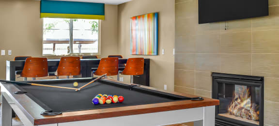 Pool Table at 2150 Apartments