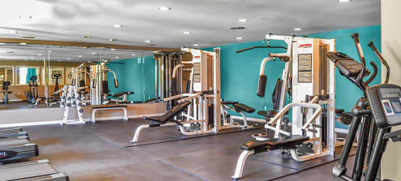 State of the Art Gym at 2150 Apartments