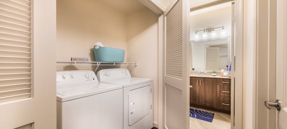 Washer and Dryer at Andorra Apartments