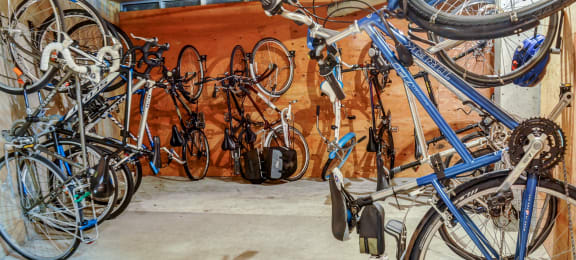 Bike Room at Axcess Apts Portland OR