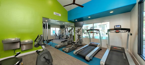Cardio Machines In Gym at Elevate at Discovery Park, Tempe, AZ, 85283