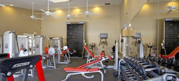 Fitness Center at Stone Gate Apartments, North Carolina