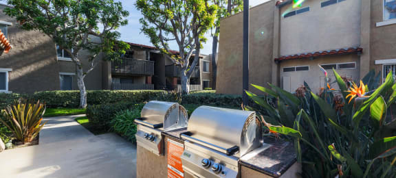 Poolside Grills for residents