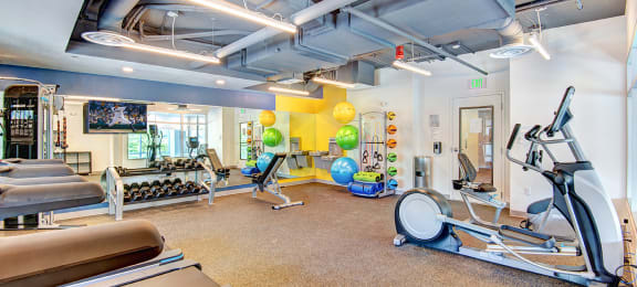 Fully equipped fitness center