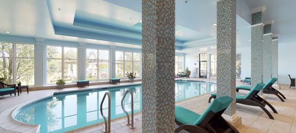 Indoor Pool at Regency Place, Oakbrook Terrace, IL, 60181