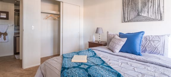El Encanto bedroom with large closets that have plenty of space