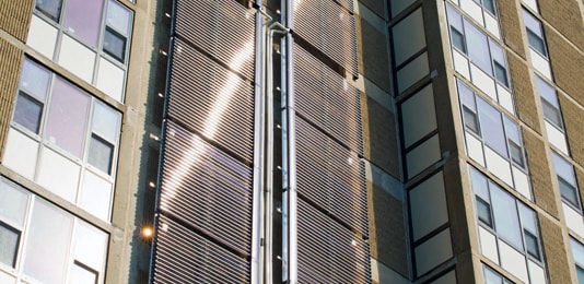 Solar Panels at Ohav Sholom Apartments in Albany, NY.