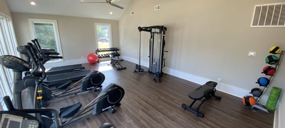 Highland Hills fitness center  at Highland Hills Apatrtments, Grovetown, Georgia