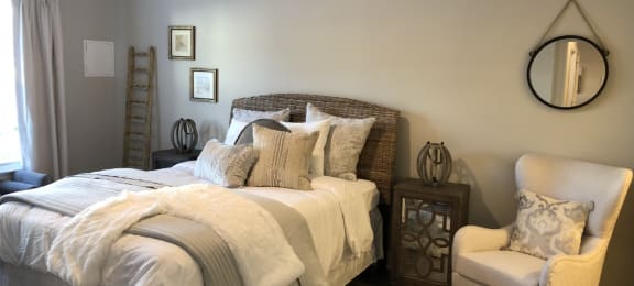 Comfortable Bedroom  at Highland Hills Apatrtments, Grovetown, Georgia