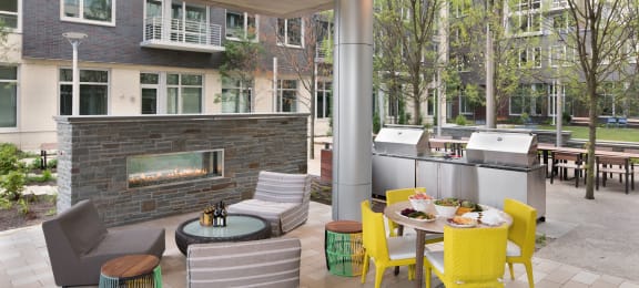 Patio at The Pearl, Silver Spring, Maryland
