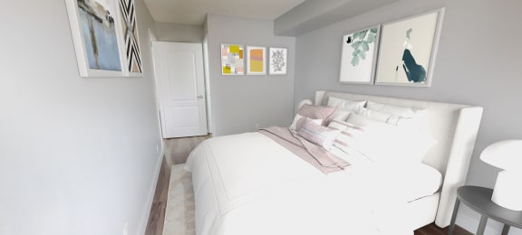 Bedroom with large bed