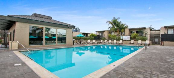 Updated Pool in Santa Ana