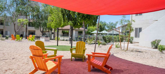 Village at Lakewood, Phoenix, Arizona photo of outdoor lounge area
