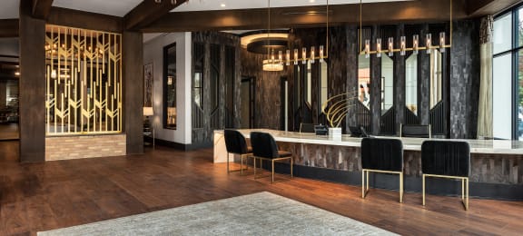 a rendering of the lobby at the kimpton brice hotel