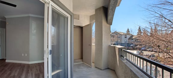 a balcony or terrace at homewood suites by hilton brea north orange county