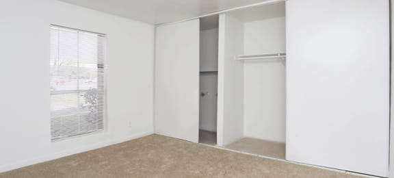 Bedroom with closets