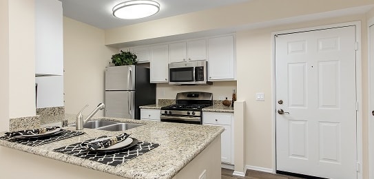 Fully Equipped Kitchen In Clubhouse at 55+ FountainGlen Pasadena, Pasadena, California