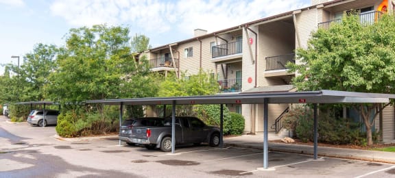 Covered parking at Mullan Reserve Apartments in Missoula, MT