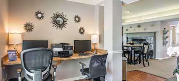 Resident Business Center at Coach House Apartments, Missouri, 64131