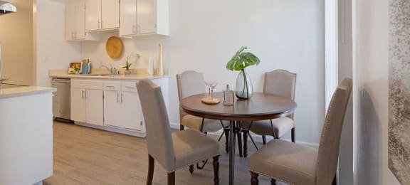 Elegant Dining Room at Three Crown Apartments, Alameda, CA, 94501