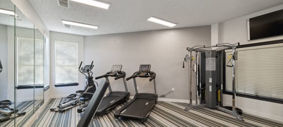 Fitness Center 2 at Tivoli apartments in Dallas TX