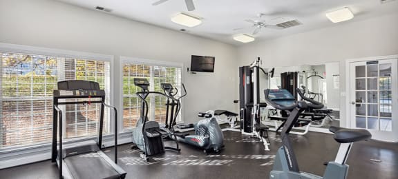 Fitness Center at Weston Circle and Wicklow Square Apartments in Fredericksburg VA