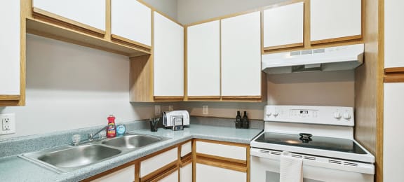 Kitchen Counters at Almeda Park Apartments in Houston TX