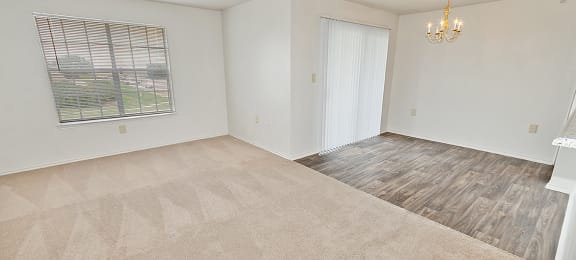 Living room at Valley Ridge Apartments in Lewisville TX